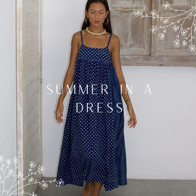 Natural Indigo Summer Stunner