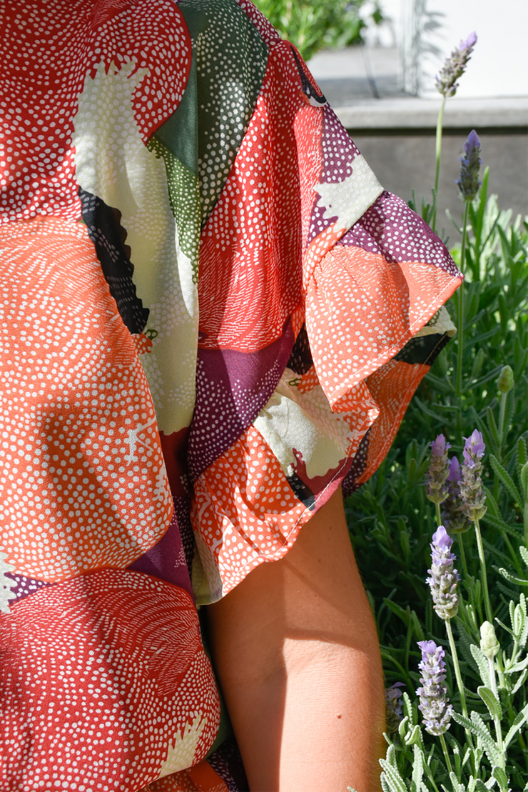 Zara Romper - Pelican Chiffon