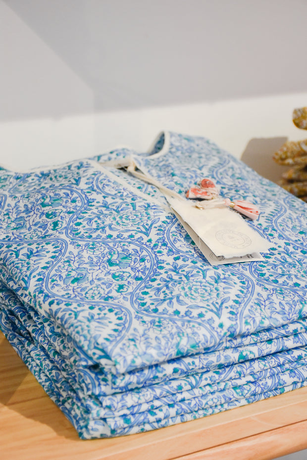 Pyjama Set - Blue Print