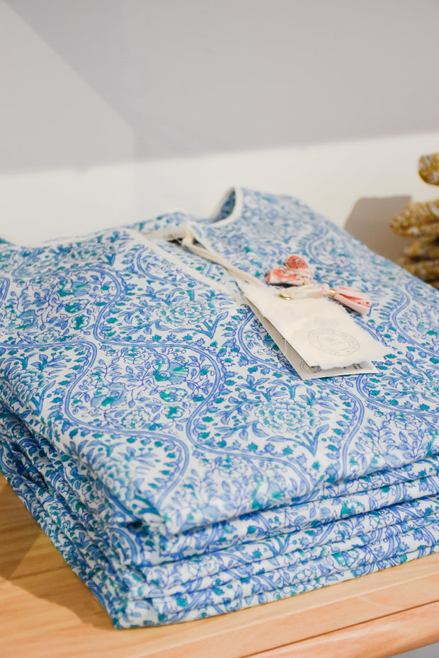 Pajama Set - Blue Print
