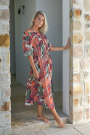 Rani Dress - Pelican Chiffon