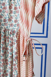 Sur Dress - Rose Handblock Print