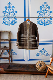 Handloom Jacket - Brown Check