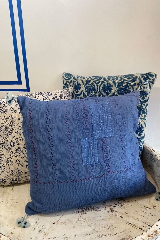 Block print Cushion - Vine Print