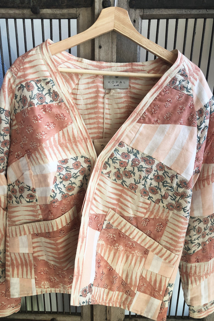 Kantha Jacket - Pink
