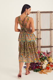 Chameli Dress - Victorian Print Combo