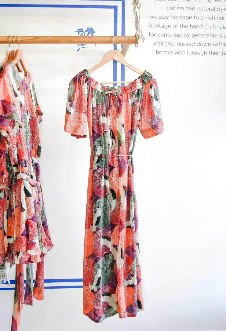 Rani Dress - Pelican Chiffon