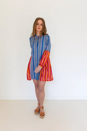 Rina Dress – Rainbow Stripe