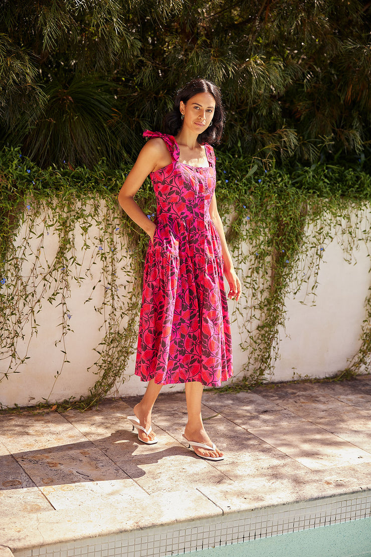Ahana Dress - Cochin Flower Print