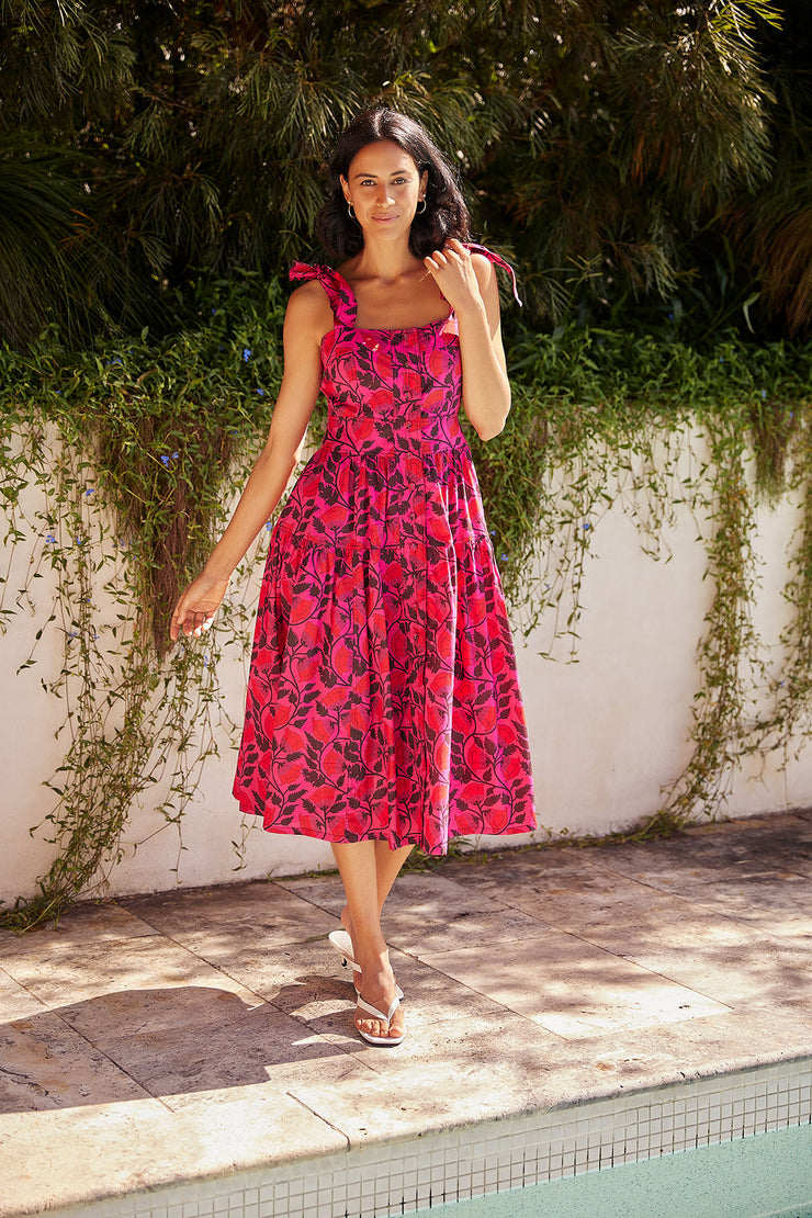 Ahana Dress - Cochin Flower Print