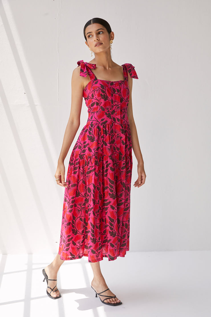 Ahana Dress - Cochin Flower Print