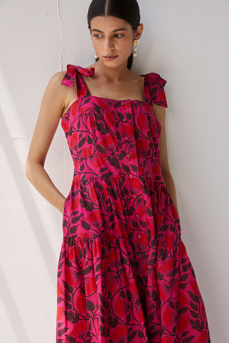 Ahana Dress - Cochin Flower Print