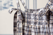 Ruby Top - Khaki Madras Check