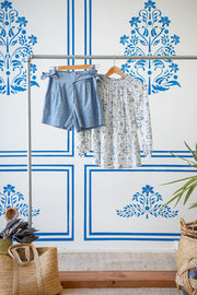 Rail Short - Blue Chambray