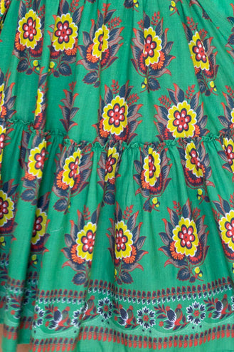 Lulu Dress - Parrot Sunflower